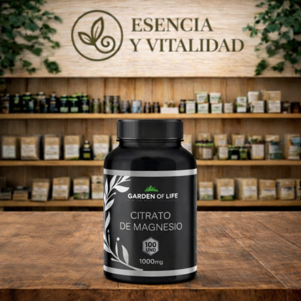 Citrato de Mg x100 Garden Citrato de Magnesio Garden 1000 mg