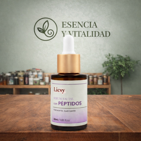 Sérum Facial con Péptidos Licsy