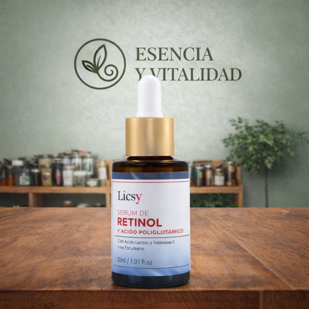 Serum Facial de Retinol y Ácido Poliglutámico