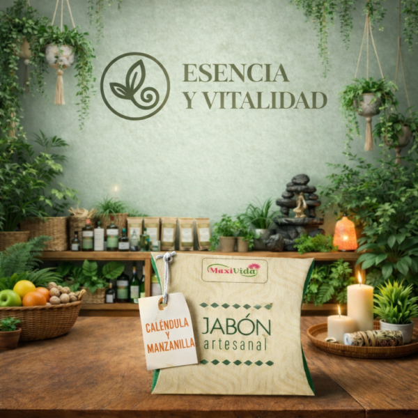 Jabón Artesanal de Caléndula y Manzanilla