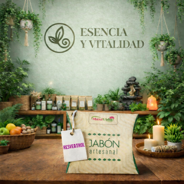resveratrol Jabón Artesanal de Resveratrol